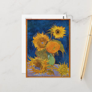 Cartão Postal Vincent Van Gogh - Girassóis, Versão do segundo