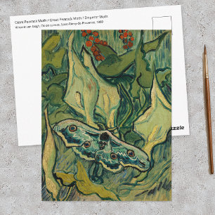 Cartão Postal Vincent van Gogh - Grande Mariposa Pavão
