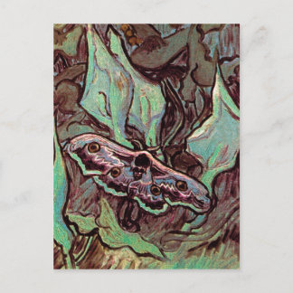 Cartão Postal Vincent Van Gogh - Grande Mariposa Pavão Arte Fino