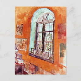 Cartão Postal Vincent Van Gogh - Janela do Estúdio de Vincent