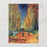 Cartão Postal Vincent Van Gogh - Les Alyscamps<br><div class="desc">O petróleo na canvas, de 1888, retrata uma paisagem de outono nos Alyscamps, uma antiga necrópole romana em Arles, França, repleta de árvores polares e sarcófagos de pedra. Diferentemente de lojas semelhantes, o Art Lover's Cafe apresenta obras de arte clássicas de alta resolução que foram cuidadosamente restauradas, balanceadas por cores...</div>