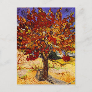 Cartão Postal Vincent Van Gogh Mulberry Tree Pintura de Arte fin