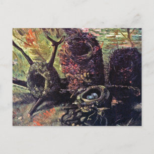 Cartão Postal Vincent Van Gogh - Natureza-Morta com Ninhos de Pá