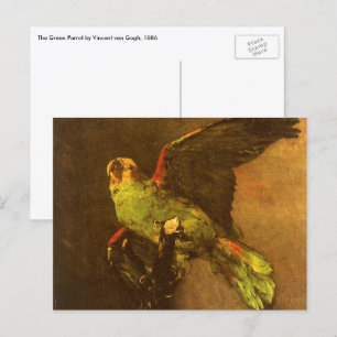 Cartão Postal Vincent van Gogh - Natureza Morta com Papagaio Ver