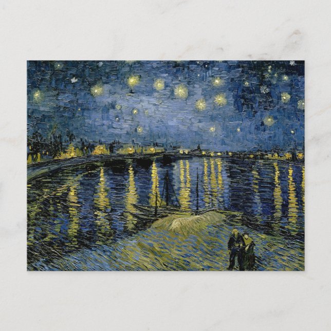 Cartão Postal Vincent van Gogh - Noite Estrelada (Frente)