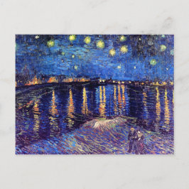 Cartão Postal Vincent Van Gogh - Noite Estrelada sobre o Ródano