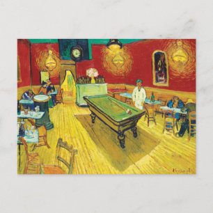 Cartão Postal Vincent Van Gogh O Café Noturno (Le café de nuit)
