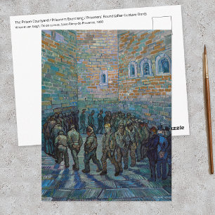Cartão Postal Vincent van Gogh - O Pátio da Prisão
