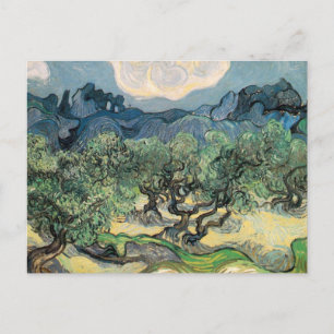Cartão Postal Vincent Van Gogh - Oliveiras com Alpilles