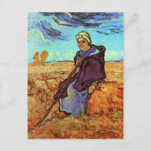 Cartão Postal Vincent Van Gogh - Os Pastores (depois de Millet)