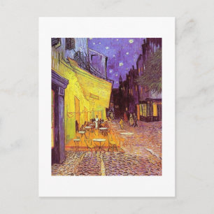 Cartão Postal Vincent Van Gogh Paintings: Van Gogh Cafe