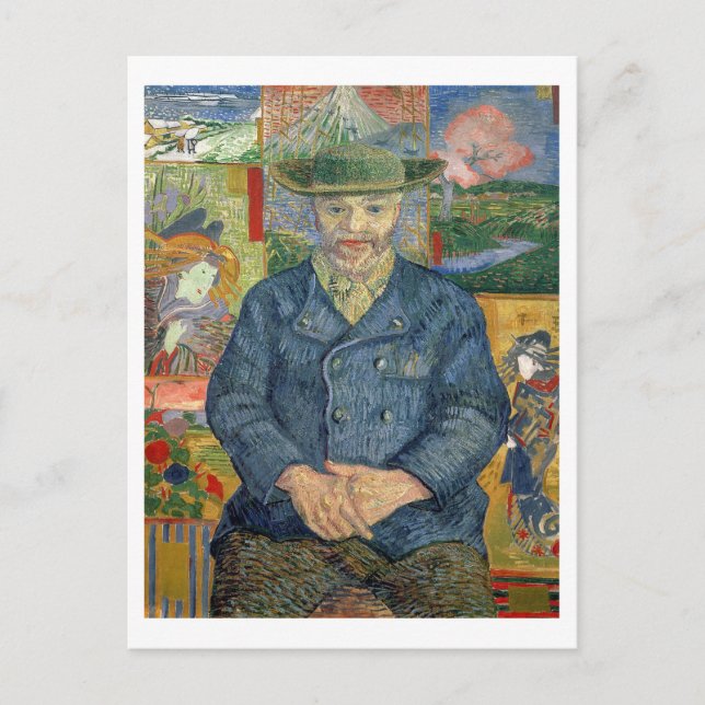Cartão Postal Vincent van Gogh | Pere Tanguy (Padre Tanguy) (Frente)