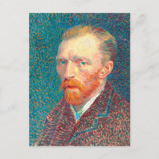 Cartão Postal Vincent van Gogh pintor Autoretrato Vibrante