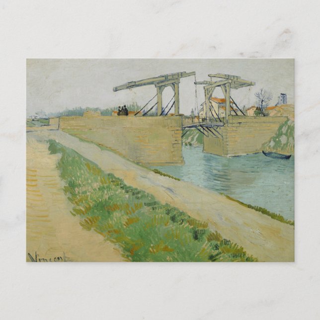 Cartão Postal Vincent van Gogh - Ponte Langlois (Frente)