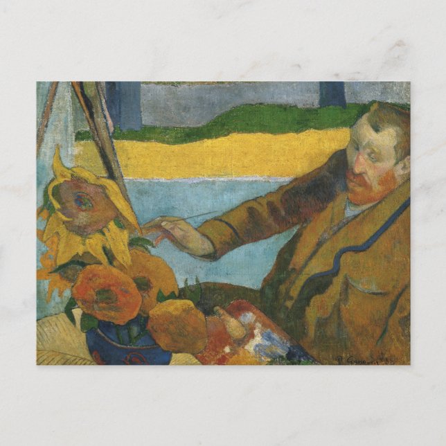 Cartão Postal Vincent van Gogh Portrait | Paul Gauguin (Frente)