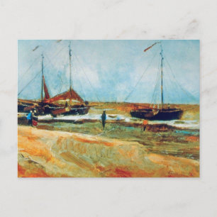 Cartão Postal Vincent Van Gogh - Praia em Scheveningen Arte Fino