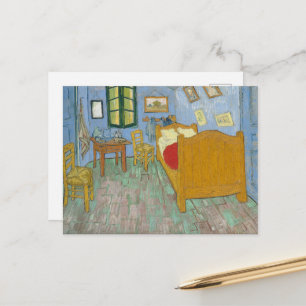 Cartão Postal Vincent Van Gogh, quarto de dormir em Arles, versã