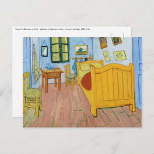 Cartão Postal Vincent Van Gogh - Quarto de Vincent em Arles