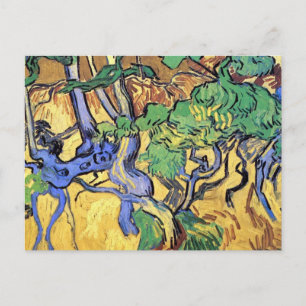 Cartão Postal Vincent Van Gogh - Raízes e Troncos de Árvore Arte