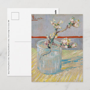 Cartão Postal Vincent van Gogh - Ramo de Amendoeira num Copo