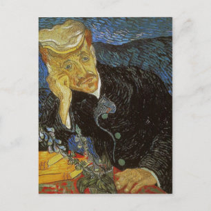 Cartão Postal Vincent van Gogh Retrato do Dr. Gachet foi pintado