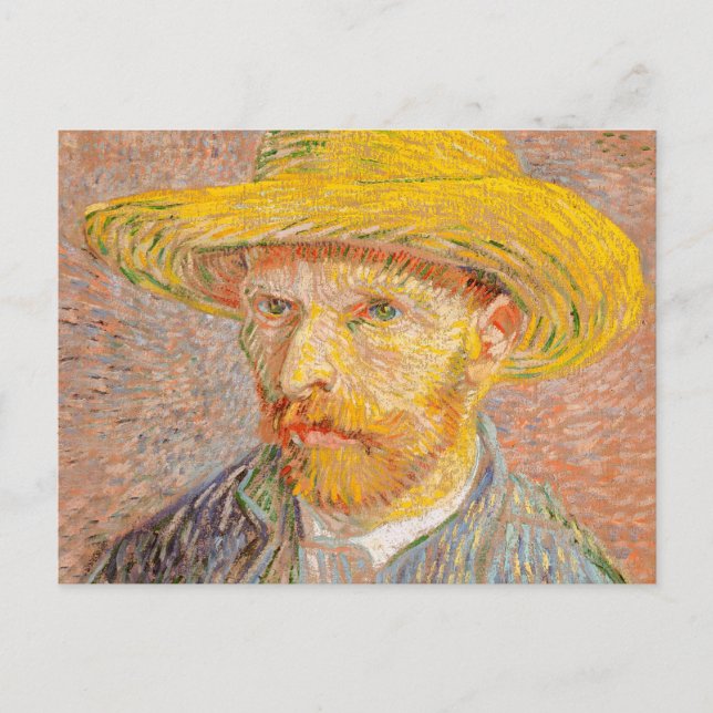 Cartão Postal Vincent Van Gogh - Retrato impressionista (Frente)