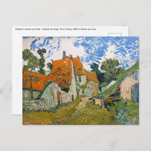 Cartão Postal Vincent van Gogh - Rua Auvers-sur-Oise