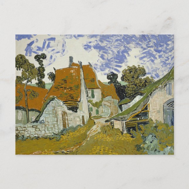 Cartão Postal Vincent van Gogh - Rua Auvers-sur-Oise (Frente)