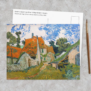Cartão Postal Vincent van Gogh - Rua em Auvers-sur-Oise