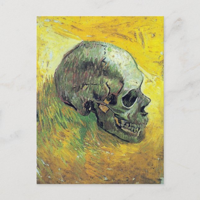 Cartão Postal Vincent van Gogh Skull (Frente)