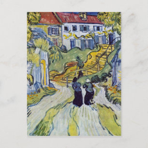 Cartão Postal Vincent van Gogh - Stairway em Auvers