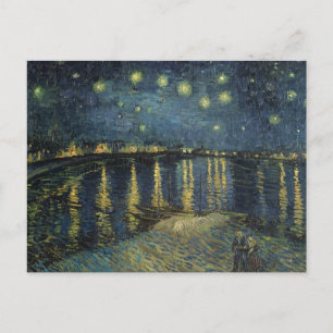Cartão Postal Vincent van Gogh Starry Night Over the Rhone