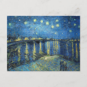 Cartão Postal Vincent Van Gogh Starry Night Over The Rhone 1888