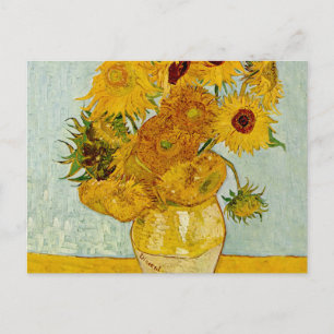Cartão Postal Vincent Van Gogh Sunflower Masterisco