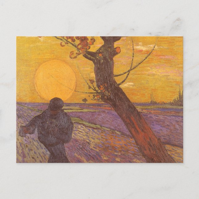 Cartão Postal Vincent van Gogh - The Sower (Frente)
