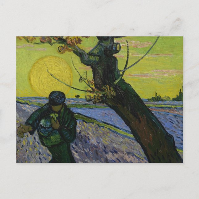 Cartão Postal Vincent van Gogh - The Sower (Frente)