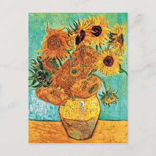 Cartão Postal Vincent Van Gogh - Vase Com Doze Girassóis