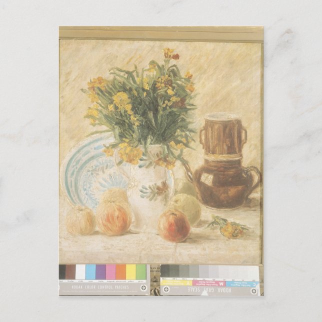Cartão Postal Vincent van Gogh | Vida estática, 1887 (Frente)