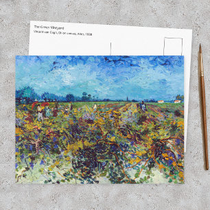 Cartão Postal Vincent van Gogh - Vinha Verde