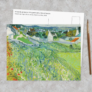 Cartão Postal Vincent van Gogh - Vinhas em Auvers