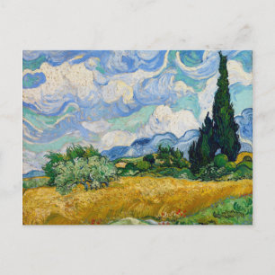 Cartão Postal Vincent Van Gogh Wheat Field