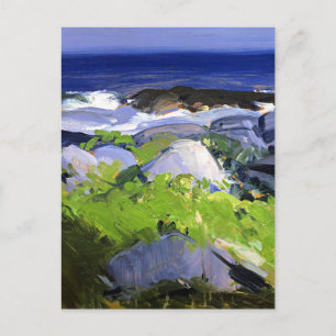 Cartão Postal Vine Clad Shore, Ilha Monhegan, Maine,