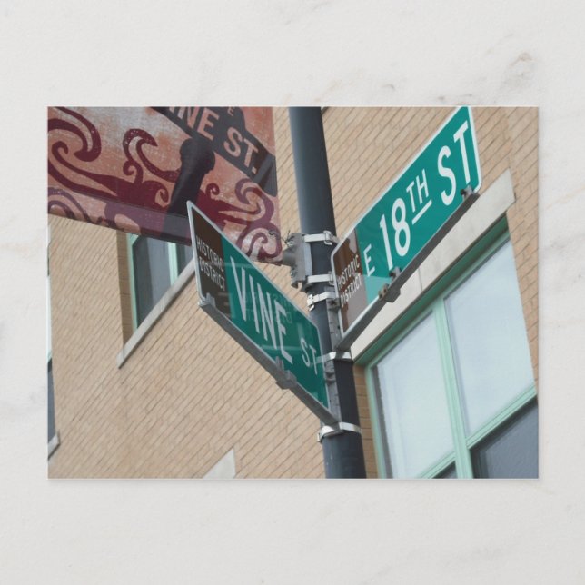 Cartão postal Vine Kansas City (Frente)