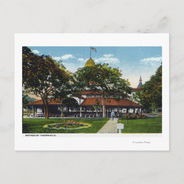 Cartão Postal Vineyard de Martha, Visão do Metodista (Frente)