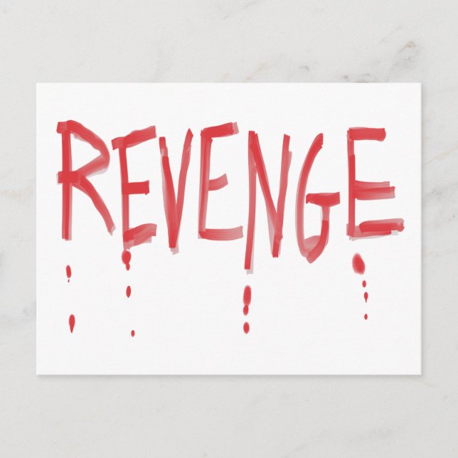 Cartão Postal Vingança (Frente)