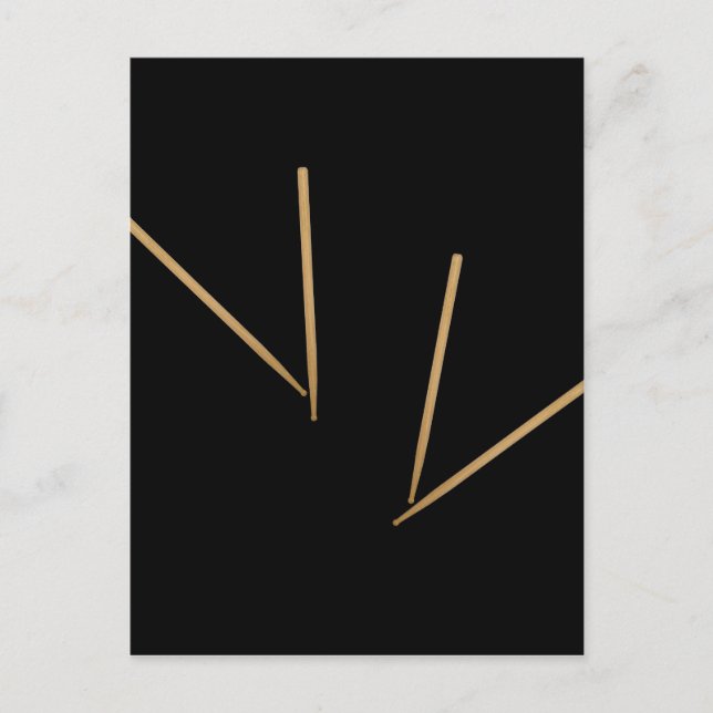 Cartão Postal Vinhetas do tambor (Frente)