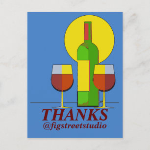 Cartão Postal Vinho, editar texto
