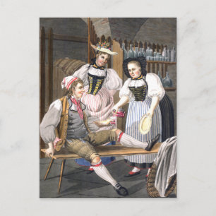 Cartão Postal Vinhos - Cartaz Berna