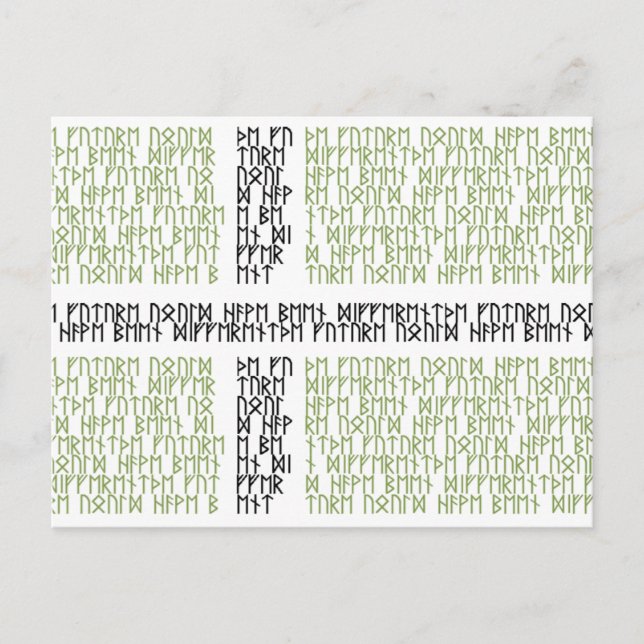 Cartão Postal Vinland Flag w Runts - Cartão-postal (Frente)