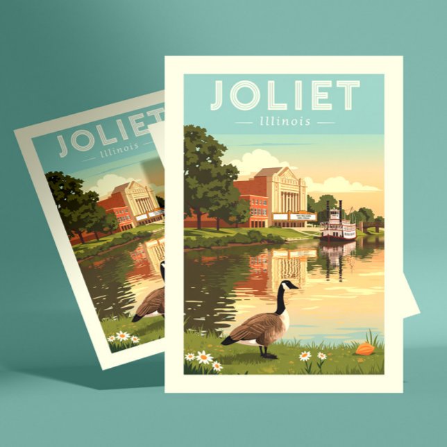 Cartão Postal Vintaeg Joliet Illinois (Criador carregado)